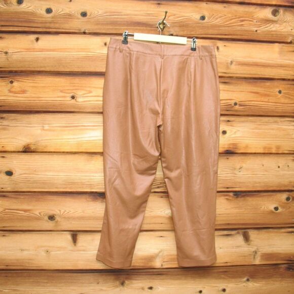 Revolve Commando Faux Leather Stretch High Rise Crop Pants - Picture 6 of 9